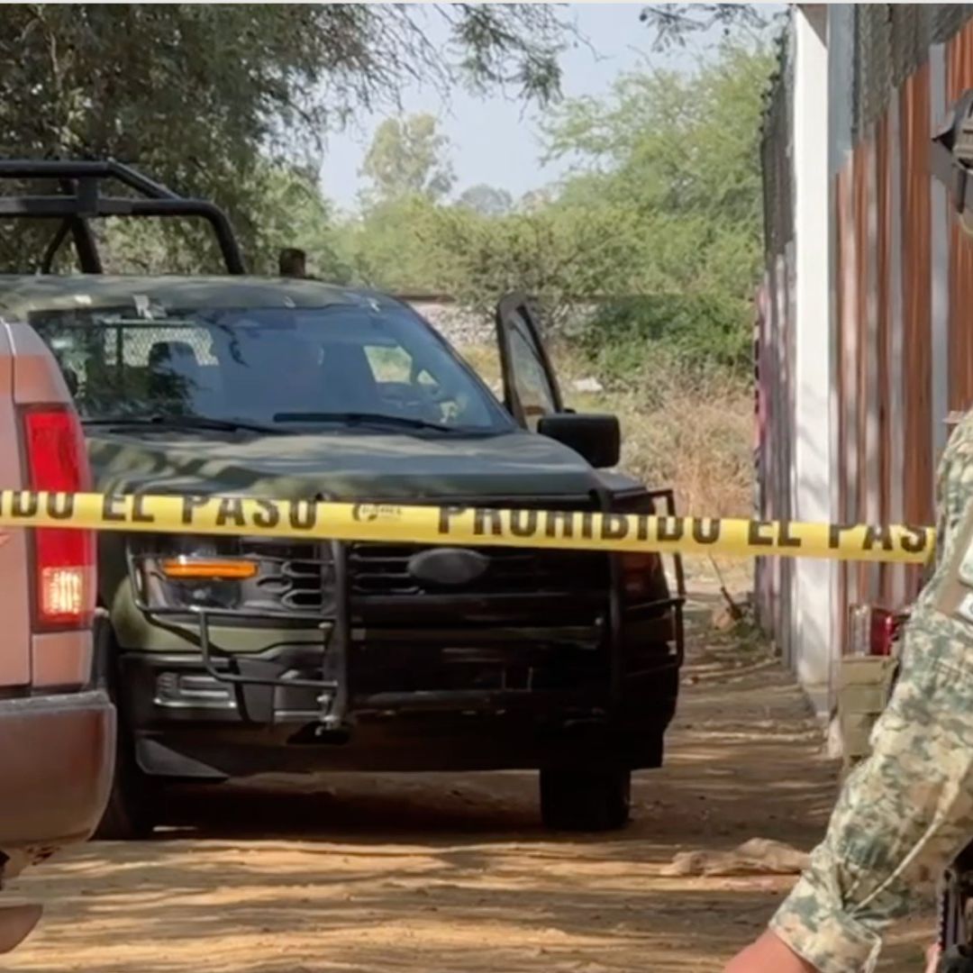 Habitantes de Los Sauces encontraron el presunto artefacto explosivo.